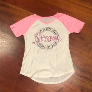 Justice T-shirt girls size 10